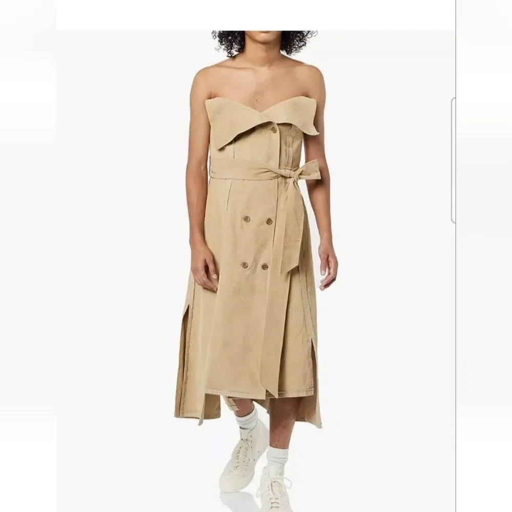 MAKING THE CUT Women's Standard Deconstructed Strapless Coat Dress M Size New - Picture 4 of 6